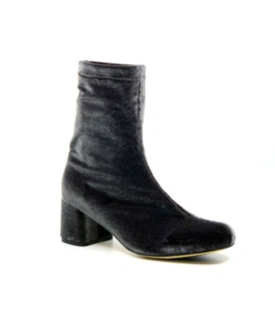 All Black Women's Day Tripper Booties Women's Shoes In Dark Gray