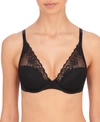 Natori Women's Avail Full Figure Convertible Contour Underwire Bra 741258 In Black