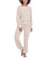 Honeydew Women's Star Seeker Lounge Set, 2 Piece In Sugar Cookie Leopard