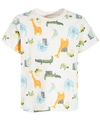 FIRST IMPRESSIONS TODDLER BOYS ANIMAL-PRINT COTTON T-SHIRT, CREATED FOR MACY'S