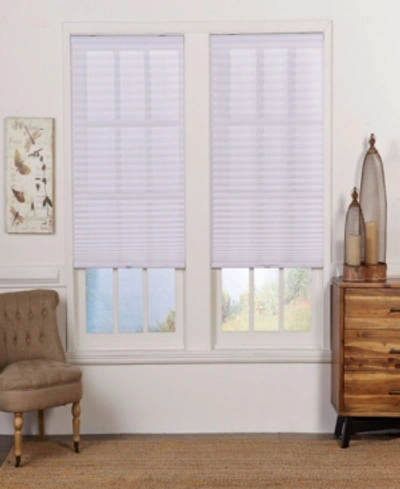 The Cordless Collection Cordless Light Filtering Pleated Shade, 22.5x64 In Ecru