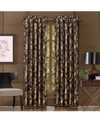 J Queen New York Martinique Window Panel Pair, 50" X 84" In Black