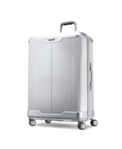 Samsonite Closeout!  Silhouette 17 29" Check-in Expandable Hardside Spinner In Aluminum Silver
