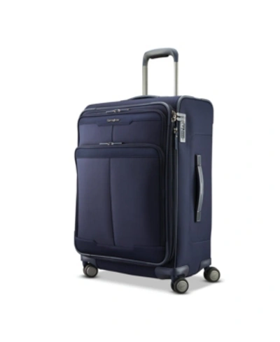 Samsonite Closeout!  Silhouette 17 25" Check-in Expandable Softside Spinner In French Blue