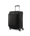 Samsonite Closeout!  Silhouette 17 21" Carry-on Expandable Softside Spinner In Black