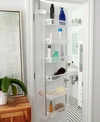 Household Essentials Over-the-door 6 Shelf Storage Rack In White