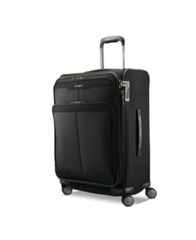 Samsonite Closeout!  Silhouette 17 25" Check-in Expandable Softside Spinner In Black