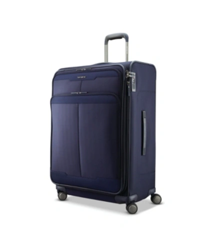 Samsonite Silhouette 17 30" Check-in Expandable Softside Spinner In French Blue