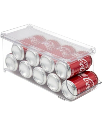 Sorbus Soda Can Holder With Lid In Clear
