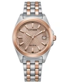 Citizen Eco-drive Women's Corso Two-tone Stainless Steel Bracelet Watch 33mm In Two-tone