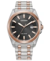 CITIZEN ECO-DRIVE MEN'S CORSO TWO-TONE STAINLESS STEEL BRACELET WATCH 41MM