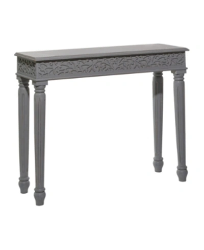 Rosemary Lane Farmhouse Console Table In Gray