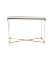 Rosemary Lane Contemporary Acrylic Console Table