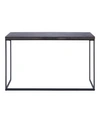 Rosemary Lane Contemporary Metal Console Table In Black