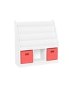 Riverridge Home Kids Bookrack With Three Cubbies In Open Orange