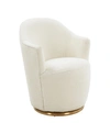 Tov Furniture Skyla Swivel Chair In Cream