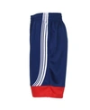 Galaxy By Harvic Men's Active Training Modern-fit Moisture-wicking Colorblocked Mesh Basketball Shorts In Navy
