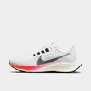 Nike Women's Air Zoom Pegasus 38 Road Running Shoes In White/football Grey/pink Black/black
