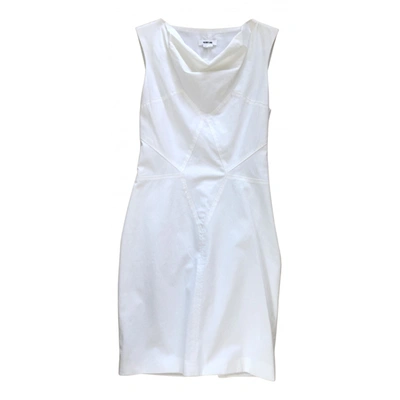 Pre-owned Helmut Lang Mini Dress In White