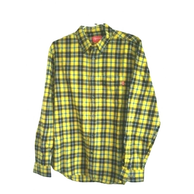 Pre-owned Supreme Shirt In Yellow