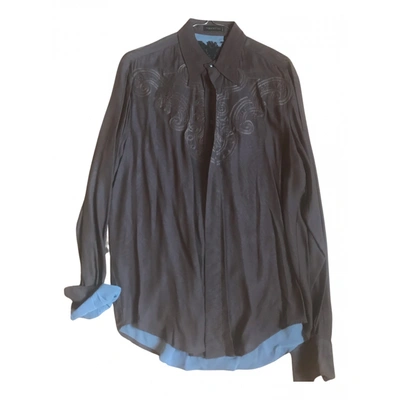 Pre-owned Valentino Silk Shirt In Brown