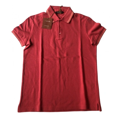 Pre-owned Loro Piana Polo Shirt In Red