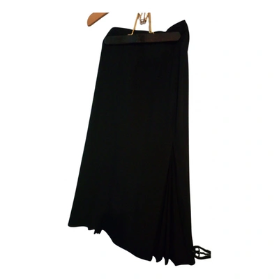 Pre-owned Sonia Rykiel Maxi Skirt In Black