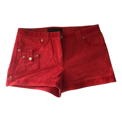 Pre-owned Louis Vuitton Mini Short In Red
