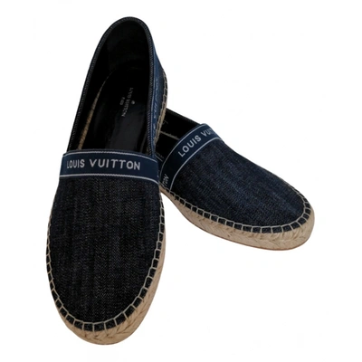 Pre-owned Louis Vuitton Espadrilles In Navy