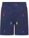 RALPH LAUREN POLO PONY EMBROIDERED SHORTS