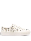 GIVENCHY CITY STUDDED LOW-TOP SNEAKERS