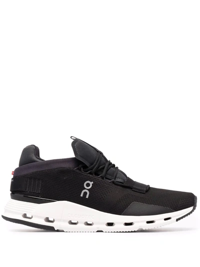 On Running Cloudnova Low-top Trainers In Black