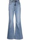 Levi's Flared High-rise Jeans In 蓝色