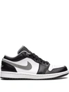 JORDAN AIR JORDAN 1 LOW "BLACK/PARTICLE GREY" SNEAKERS