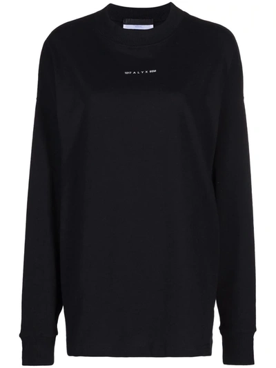 Alyx Black Visual Logo Long Sleeve T-shirt