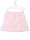Palm Angels Girls Pink Kids Logo-print Elasticated-waist Woven Mini Skirt 4-12 Years 12 Years In Pink