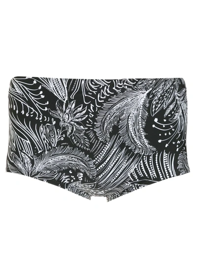 Lygia & Nanny Parati Print Swimming Trunks In Black