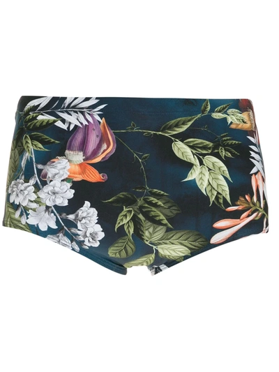 Lygia & Nanny Copacabana Print Swimming Trunks In Blau