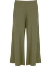 LYGIA & NANNY FLARED CROPPED TROUSERS