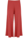 LYGIA & NANNY FLARED CROPPED TROUSERS