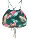 Lygia & Nanny Ilana Leaf-print Bikini In Grün