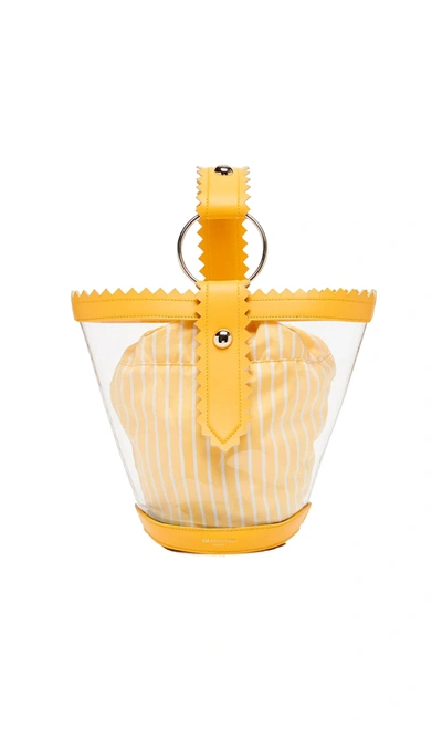 Sara Battaglia Helen Bucket In Yellow Pvc