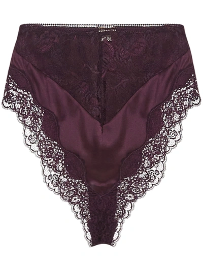 Saint Laurent Slip In Purple