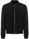 Givenchy Wool Bomber Jacket In Black