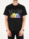 AMIRI PLYBOY RAINBOW T-SHIRT,MJLT014001