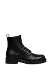 Valentino Combat Boot Vl7n City In Leather In Black