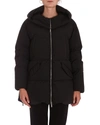 Moorer Oversize Padded Jacket In Black