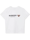 BURBERRY WHITE COTTON T-SHIRT,8041052K A1464