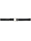 ALYX BLACK BELT IN NYLON AND LEATHER,AAUBT0027FA02 BLK