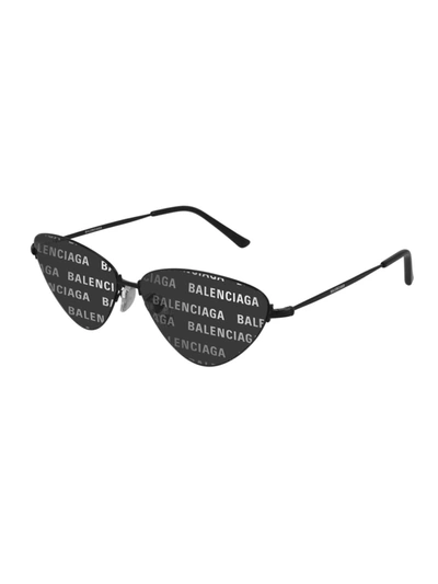 Balenciaga Bb0015s Eyewear In Black Black Grey